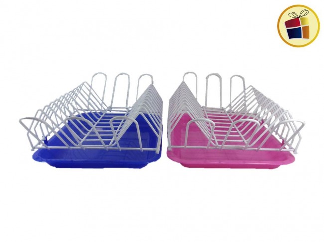 SECAPLATO SIMPLE PLASTIFICADO CON ESCURRE VASO  Y BANDEJA LUVAMARK (5060/989105)