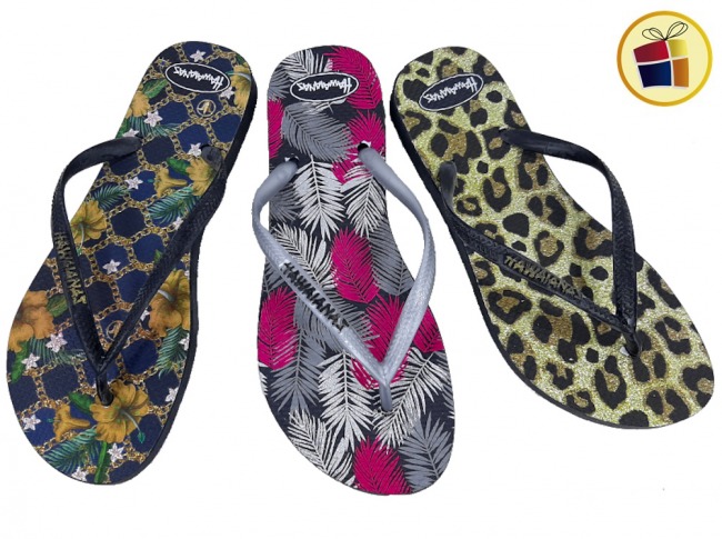 OJOTA PARA DAMA ESTAMPADA HAWAIANA (45935/650)