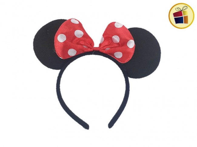 VINCHA MINNIE PELUCHE X1 (40464)  CH