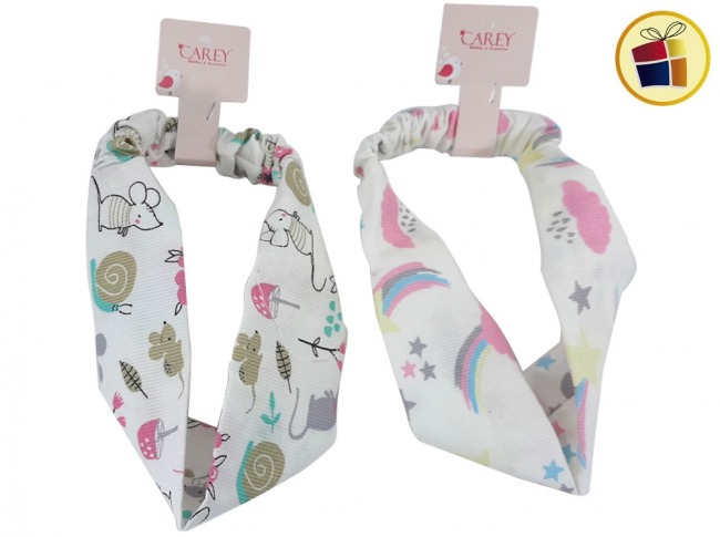 VINCHA TELA ANCHA INFANTIL ESTAMPADA (37036/1206)