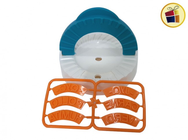 MOLDE PARA EMPANADAS CON SELLO INDICADOR DE SABORES MYD (P212/691975)  