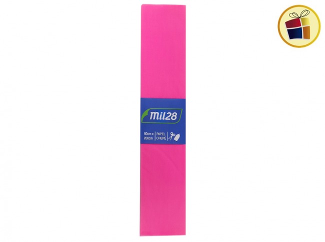 P.G.ST.R.C1.C2.M.F.B.RCIA.PAPEL CREPE ROSA MEDIO MIL 28 (801020/8011)         