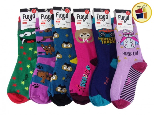 MEDIA LARGA ESTAMPADA PARA CHICOS T3 FLOYD (311216/59T3)