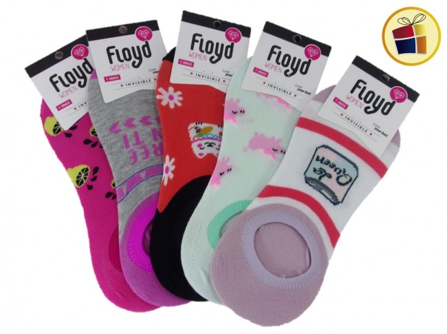 MEDIA INVISIBLE ESTAMPADA PARA DAMA FLOYD (312602/MJ16)