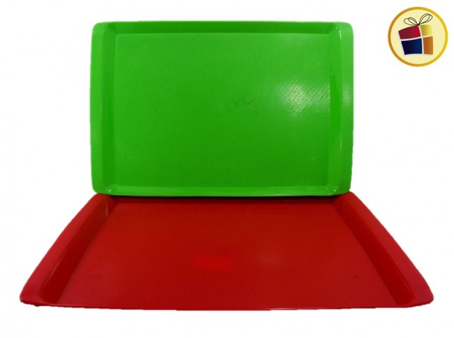 BANDEJA RECTANGULAR HERALDPLAST FAST FOOD 46 X 31.5 CM (B001/190019)