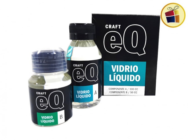 VIDRIO LIQUIDO 2 COMPONENTES EQ 150 CC (007566)
