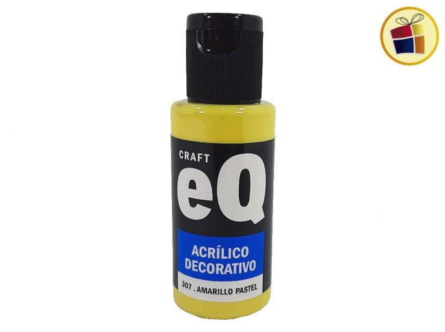 PINTURA ACRILICO DECORATIVO AMARILLO PASTEL EQ (307/008167)