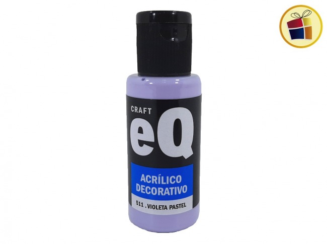 PINTURA ACRILICO DECORATIVO EQ VIOLETA PASTEL (511/008730)