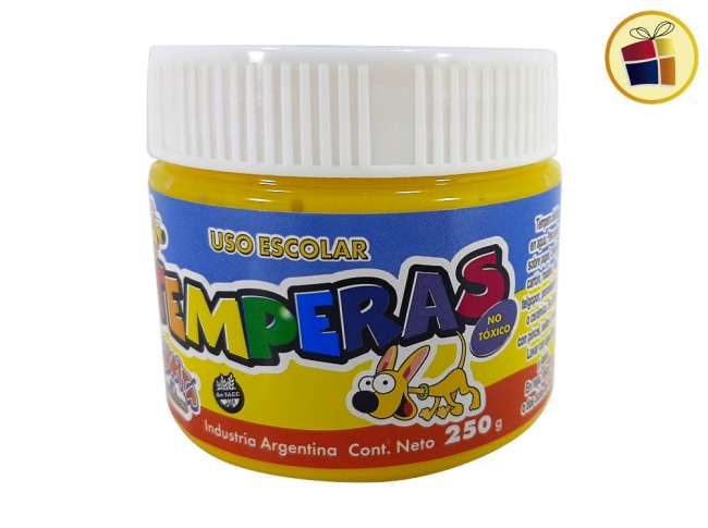 P.G.VA.TEMPERA POTE FAPYC-MAXXUM 250 GRS AMARILLO MEDIO (10302/411267)