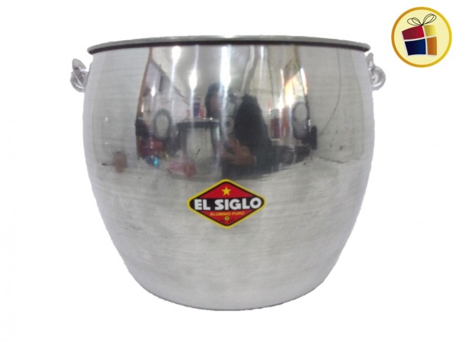 OLLA BOMBE CON ARCO EL SIGLO Nº22 5LTS (232465/010232)