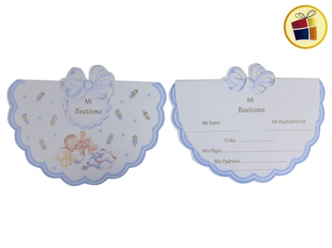 ESTAMPA BAUTISMO BABERO NENE (24210/70417/75634) GOLD MUNDO