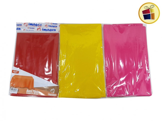 MANTEL PLASTICO CORTO LISO 1.20 X 1.80 MTS (30393) IMAGEN PARTY