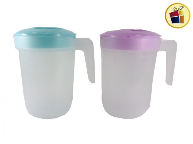 JARRA PLASTICA  2.5 LTS CON TAPA Y MEDIDAS DIF PLAST (886071/108/607/381082)