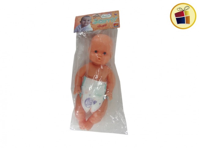 "O.F"BEBOTE SAMY CON PAÑAL EN BOLSA 33CM MAGIKA (BC-6507/321876)
