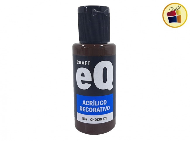 PINTURA ACRILICO DECORATIVO EQ CHOCOLATE (807/628098)