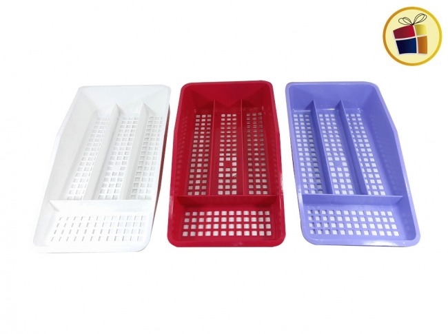 CUBIERTERO PLASTICO COLOR 4 DIVISIONES STAR HOUSE (2720/110065)