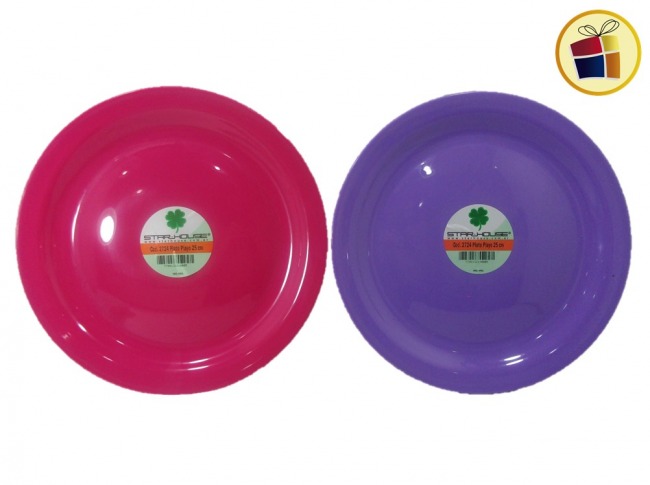 PLATO PLASTICO  PLAYO 25 CM MICROONDAS STAR HOUSE (2724/110805)