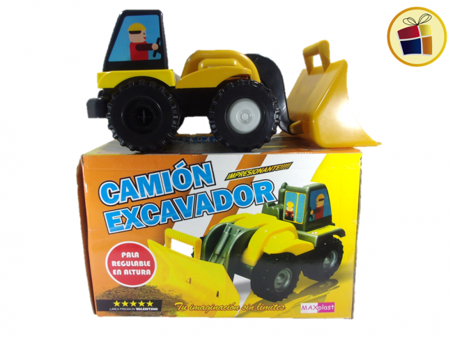 NEW CAMION EXCAVADOR CON PALA MOVIL EN CAJA  MAXPLAST (15088/961502)