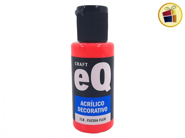 PINTURA ACRILICO DECORATIVO EQ FUCSIA FLUO (718/315896)