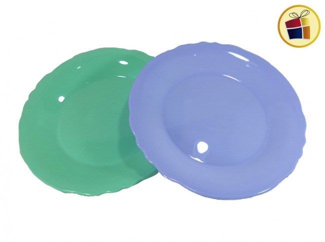 PLATO PLAYO PLASTICO  CON ONDAS 24CM MATRICERIA (781707/170)