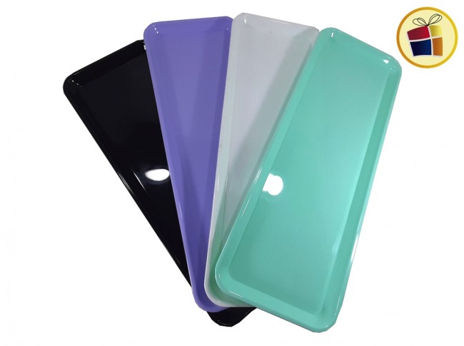 BANDEJA PLASTICA RECTANGULAR 18X50CM MATRICERIA (191/781912)