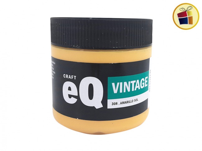 PINTURA VINTAGE EQ AMARILLO SOL 200CC (308/207793)