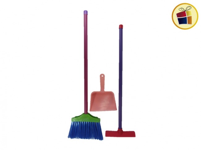 "P.C1.C2"JUEGO DE LIMPIEZA X3 PERSONAJE 71.5 CM EN BOLSA EL PROGRESO (652499/45828/NAJLI0001)