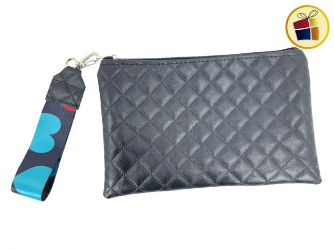 CARTERA SOBRE CUERINA CON LLAVERO CINTA (87659/BG10)