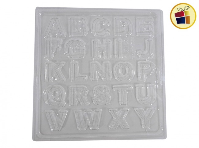 MOLDE PLACA MOTIVO ABECEDARIO  X1 (00P212/33365) TRIGGER PACK