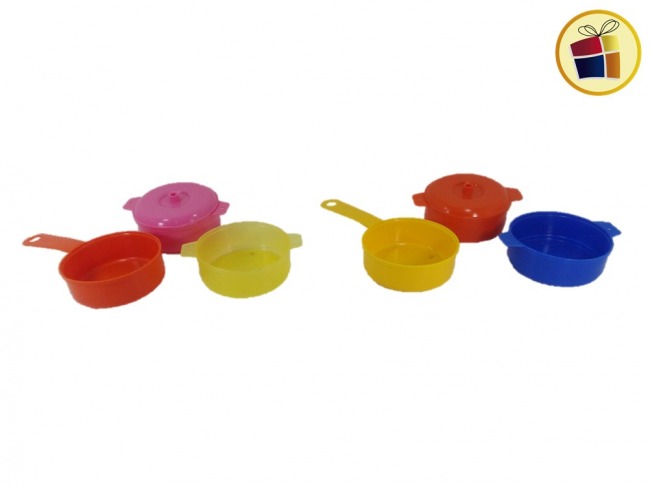 SET DE COCINA X3 CACEROLA SARTEN Y COLAPASTA EN BOLSA DEL GUERCIO (465386/921305)