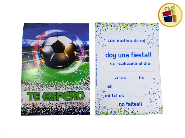 INVITACION FUTBOL X10 (0360/00628) GOL MUNDO