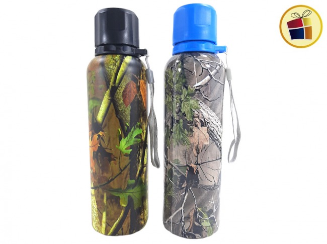 BOTELLA DEPORTIVA ACERO GALAXIA TAPA 26CM POKA (NS320150/201501)