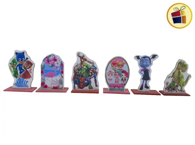 SOUVENIRS PERSONAJE MADERA (41837) PARTY HOUSE