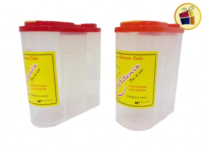 VERTEDOR DOBLE MILENIO MULPLAST (518131/1005)