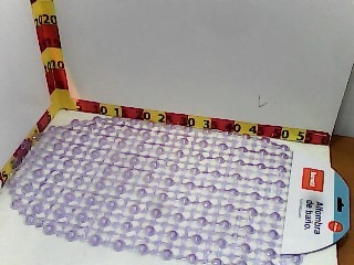 ALFOMBRA GOMA PARA BAÑO CON SOPAPA 60X35CM FLUSS (D109-18-2/3/22846/228462)
