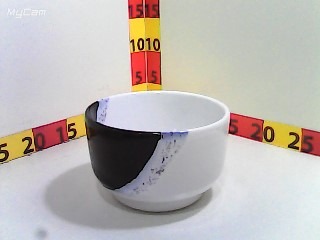 BOWL CEREALERO 700CC BLANCO Y NEGRO CERAMICA 13CM  PALERMO (898604)  