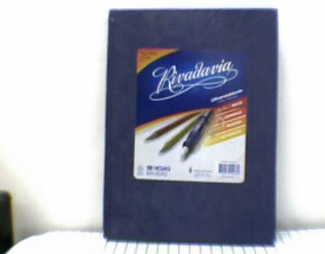 O.F.M5%CUADERNO RIVADAVIA X98 HJS T/C AZUL (155362)