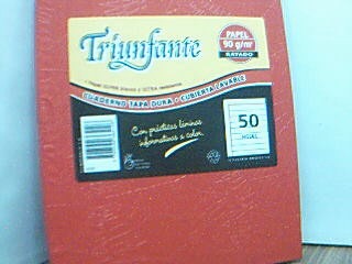 P.VA.CUADERNO X50 HJS RAYADAS T/C ARAÑA ROJO TRIUNFANTE (365126)