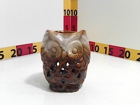 HORNILLO  CERAMICA BUHO 10CM (717048/677-17-4) ((CH))