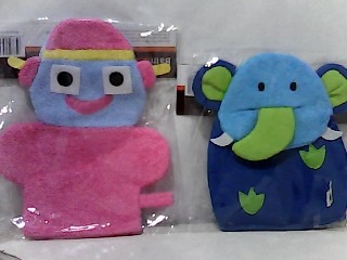MANOPLA PARA BAÑO INFANTIL F/ANIMAL Y ROBOT (562881/DL0446/039863)