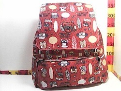 MOCHILA DE TELA ESTMP.BUHO LONTON  CH (900797)