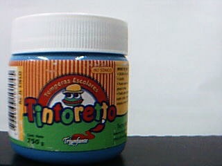 P.R.G.TEMPERA POTE TINTORETTO 250 GRS CELESTE CIELO (101045)